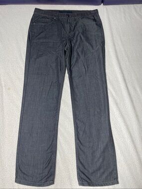 Perry Ellis Men's Straight Gray Denim Jeans